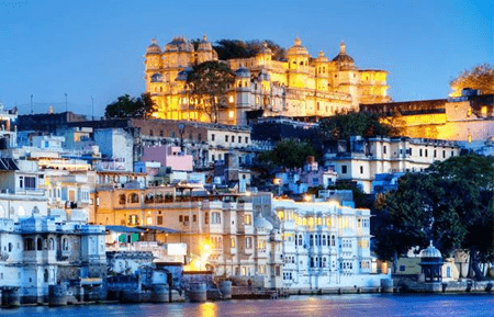 Udaipur the City of Lakes in India